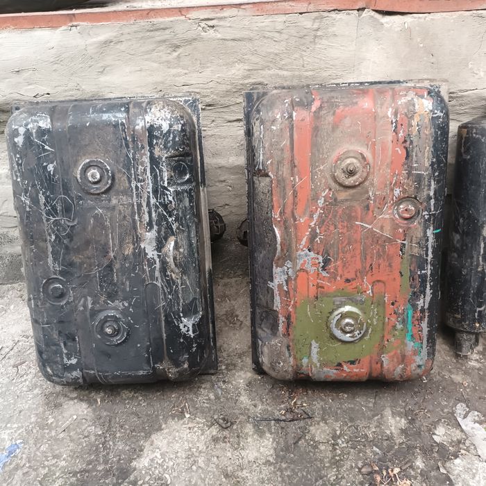 Бак топливный ЗИЛ, облицовка передняя ЗИЛ, глушитель ЗИЛ, дверь правая