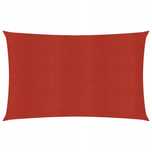 Vidaxl Żagiel Przeciwsłoneczny 160 G/M² Czerwony 4X6M Hdp