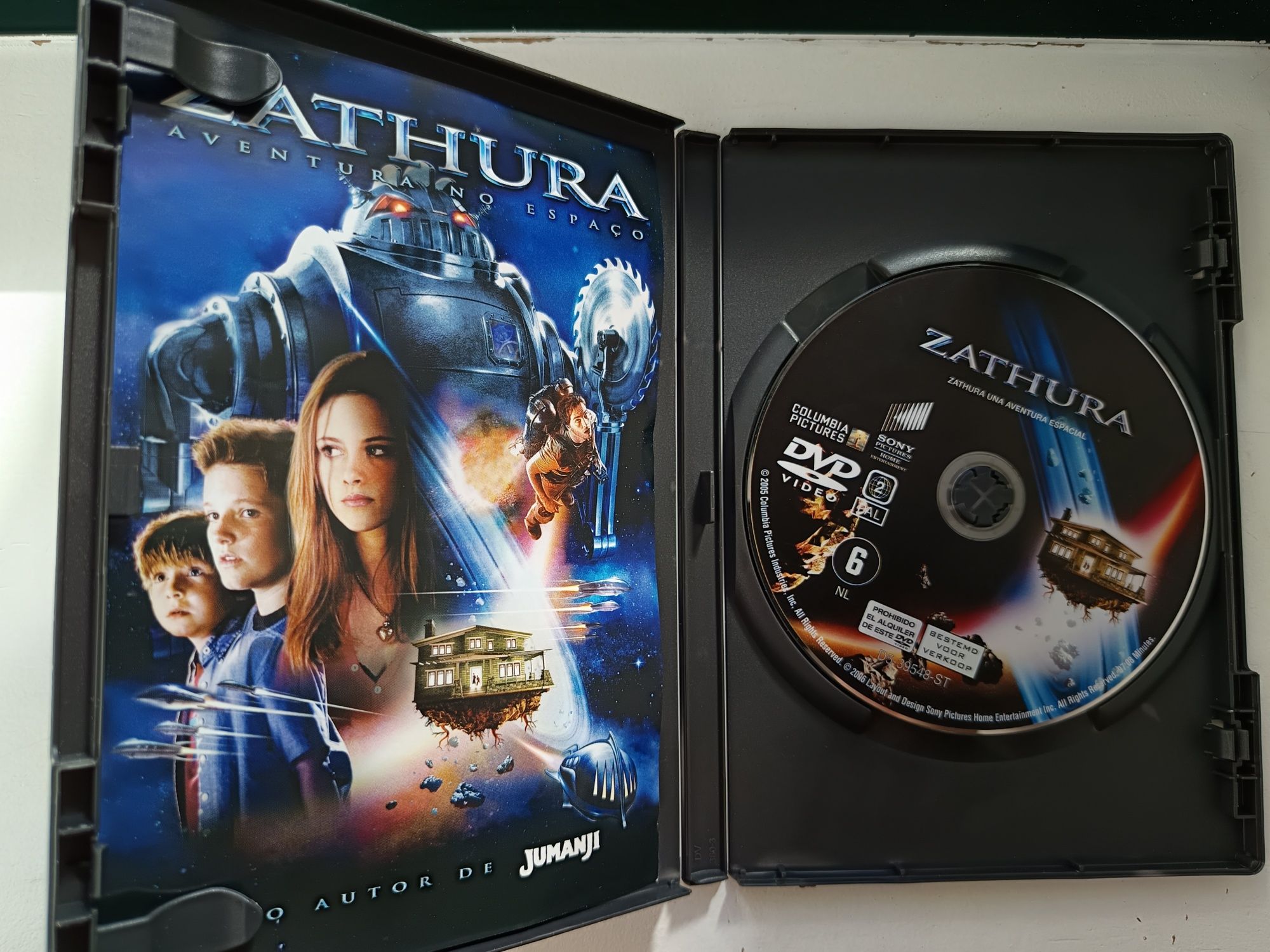 DVD zathura aventura no espaço