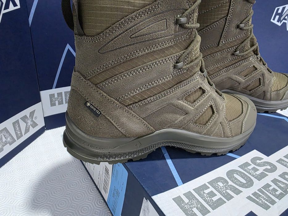 Botas militares haix black eagle 2.0V high sage gtx gore tex
