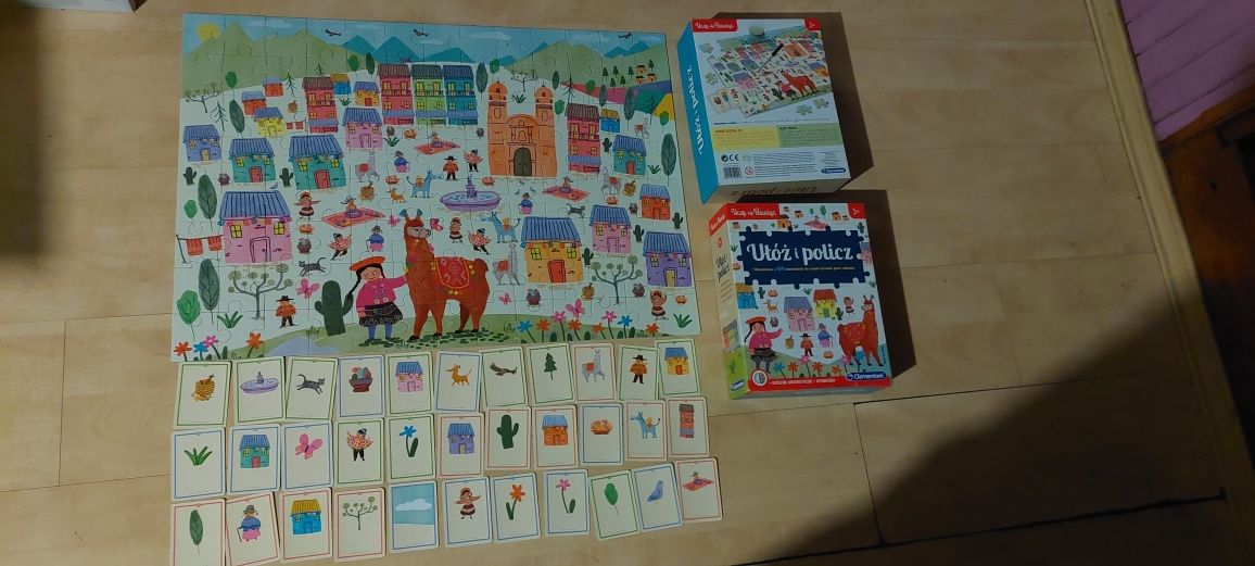 Puzzle dla dzieci 7 pudełek + 3 gratis