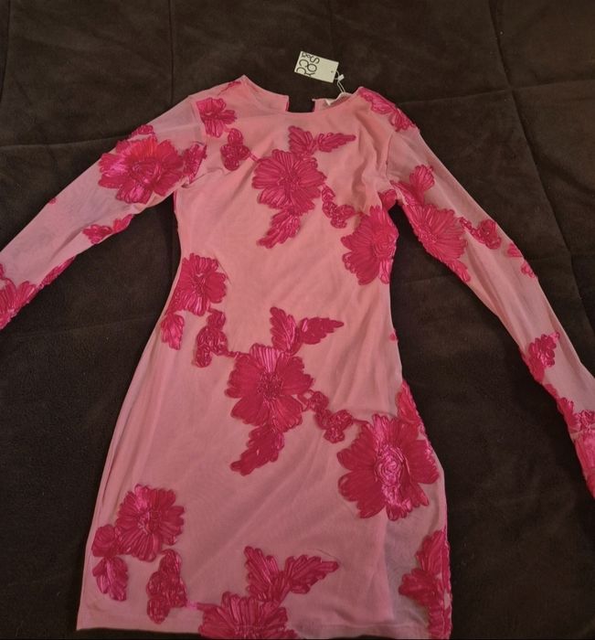 Vestido rosa Novo