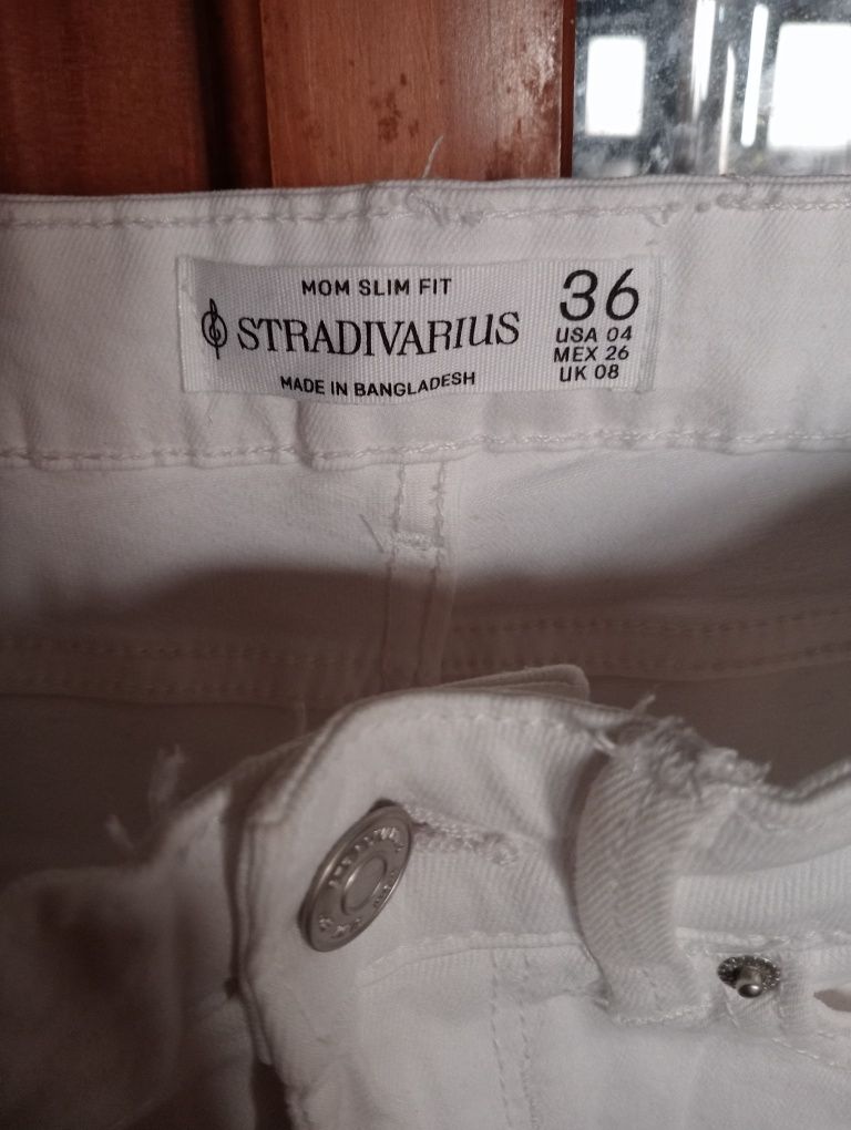 Calças mom Slim Stradivarius 36