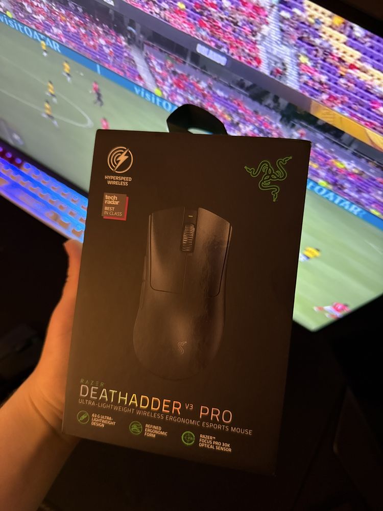 Rato Óptico Razer DeathAdder V3 Pro Wireless 30000DPI Preto