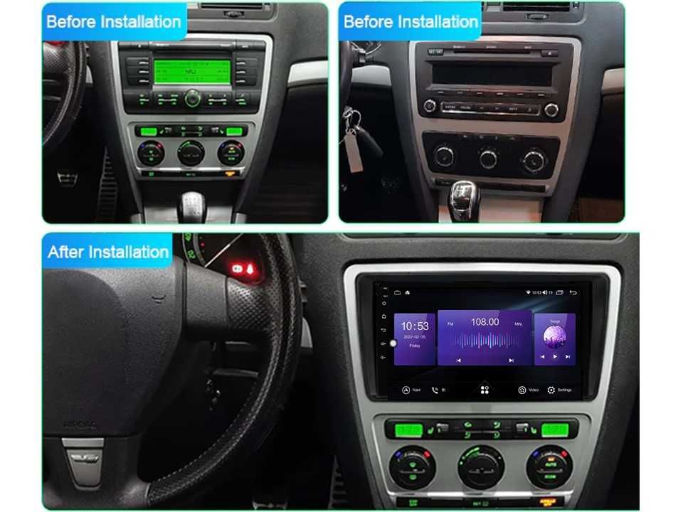 Radio samochodowe Android Skoda Octavia (9") 2004.-2014