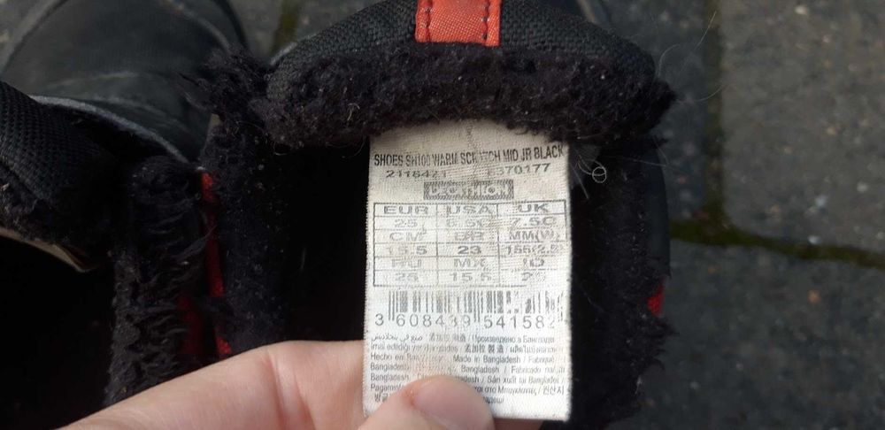 2 PARY zimowe buty decathlon quechua r. 25 i r. 27 15,5cm