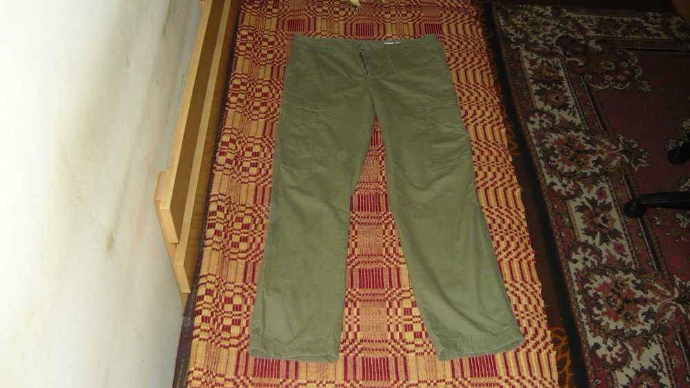 Spodnie bojówki 30/32 zielone M 82 cm F&F STRAIGHT W30/L32