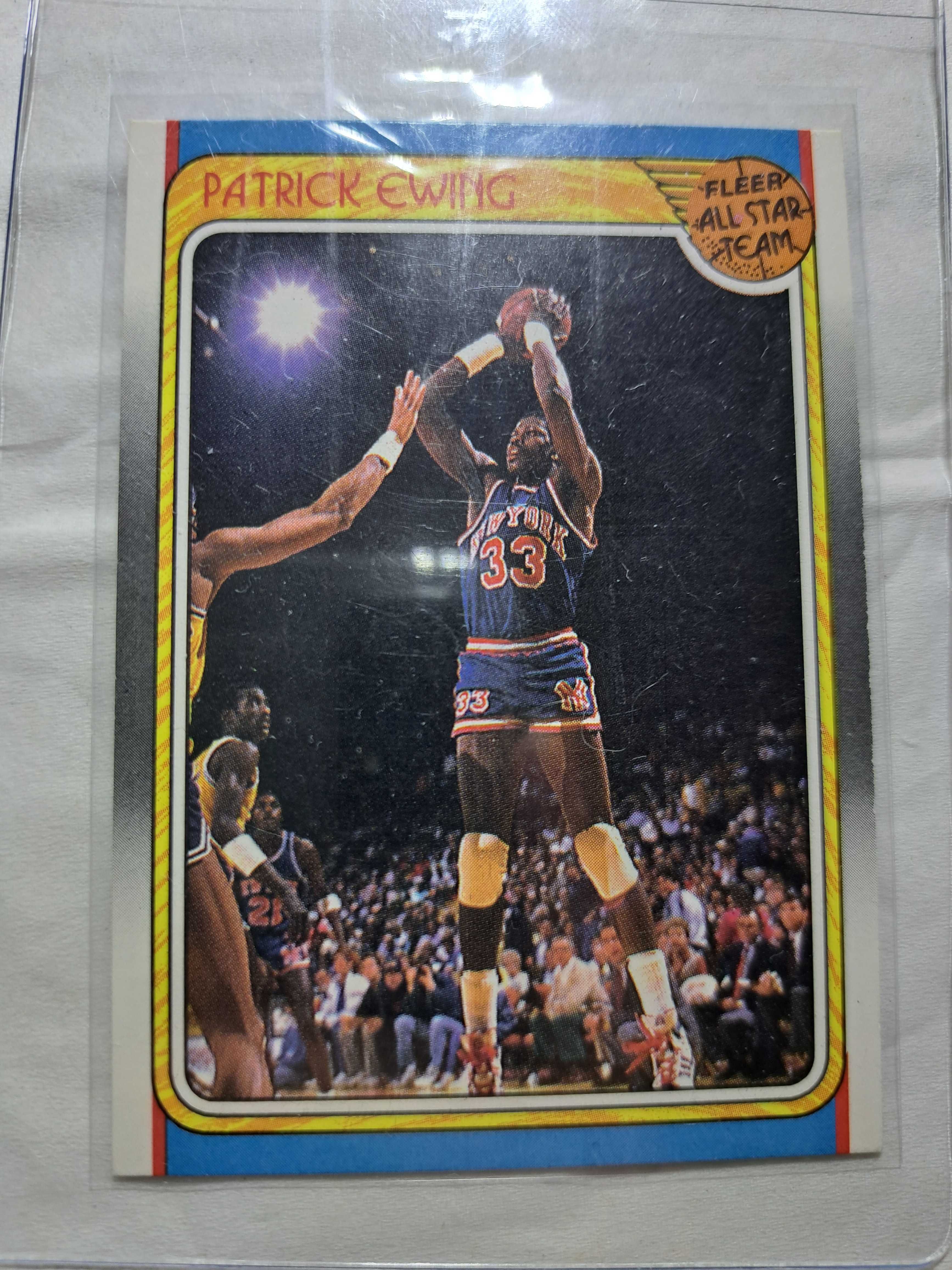 1988 Fleer All Star Patrick Ewing #80 NM NBA