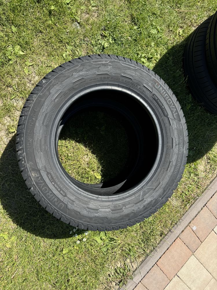 Opony 215/65R16C wzmacniane całoroczne UNIROYAL WYSYŁAMY !