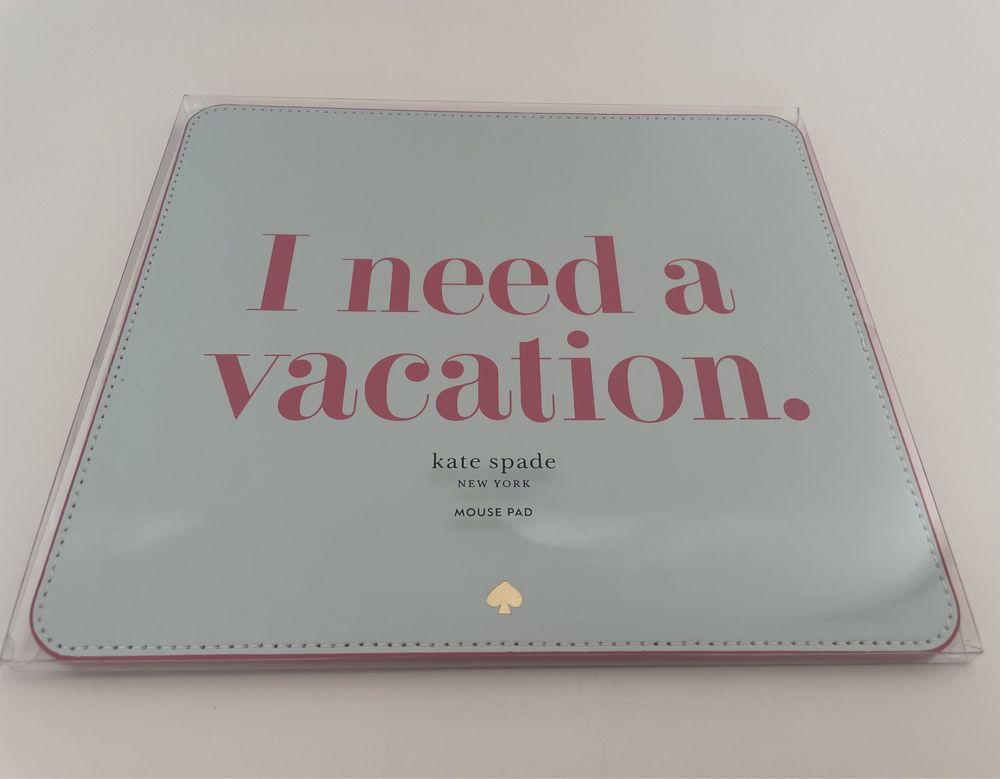 Kate Spade New York Tapete Rato ‘I need a vacation’ Luxo