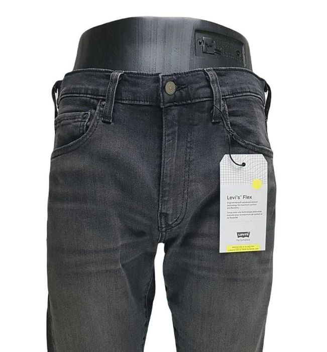 Męskie jeansy Levi's Skinny Taper szare rurki Levis nowe oryg. W36/L34