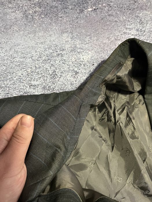 Премиальный серый пиджак блейзер Christian Dior x Loro Piana Оригинал