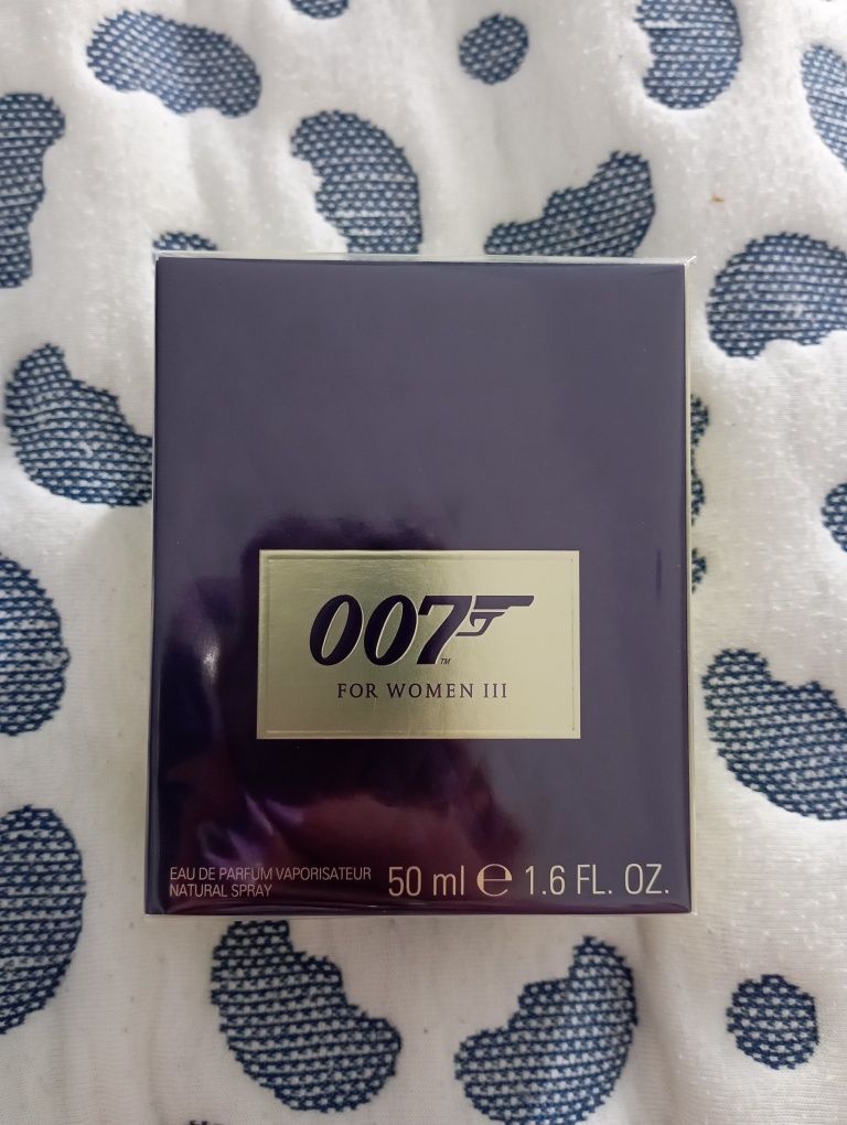 Woda perfumowana perfumy 007 for women III 50 ml, nowe, zafoliowane