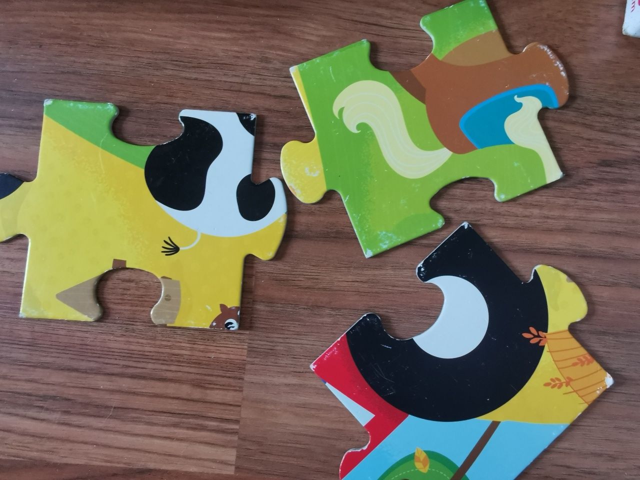 Duże puzzle wieś  Czuczu 2+