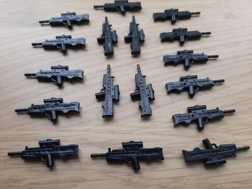 Lego зброя для лего для lego солдатиків, пістолет кулемет по 6 шт.
