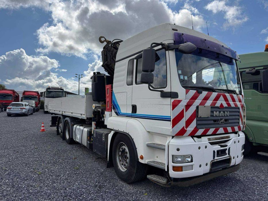 Бортовий MAN TGA 26.440 6x2 кран FASSI 310ACXP.26 Добрий стан!