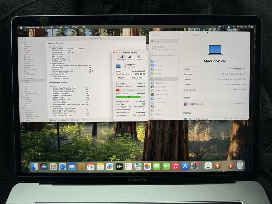 MacBook Pro A1990 i9 32/500