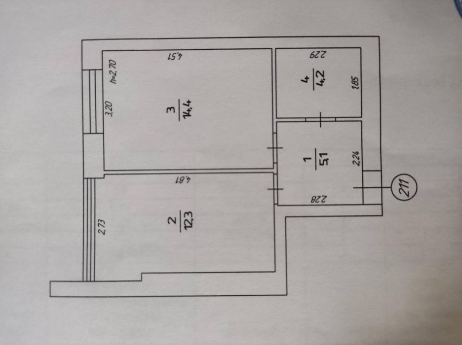 Продається 1-К укомплектована квартира. Центр міста