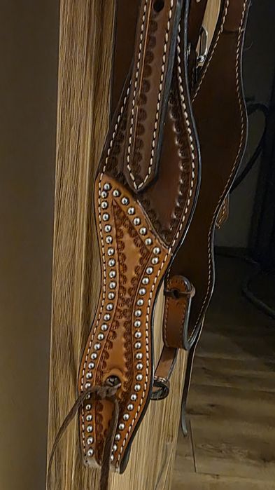 Śliczne ogłowie western