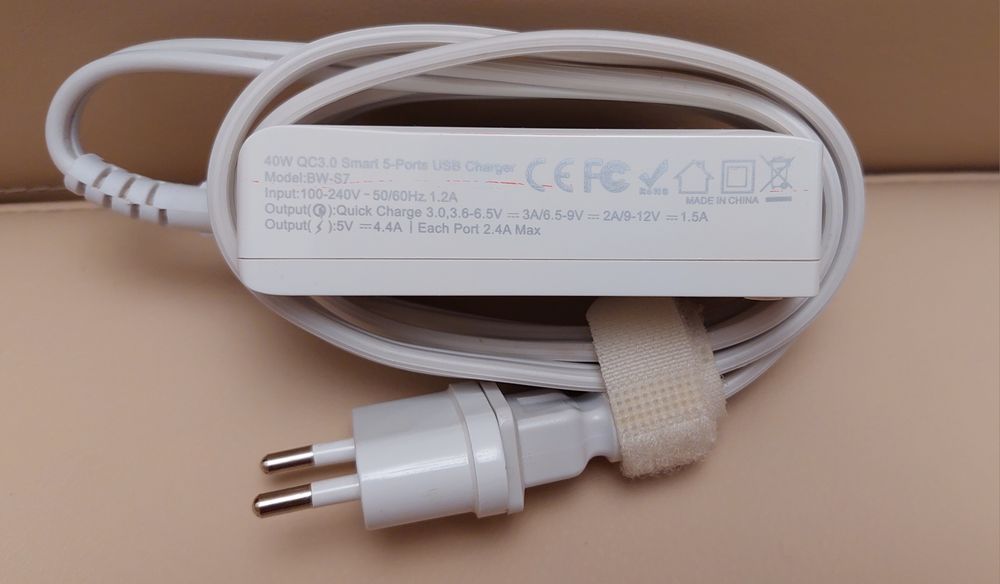 Сетевое зарядное устройство BlitzWolf BW-S7 QC3.0 40W 5 USB