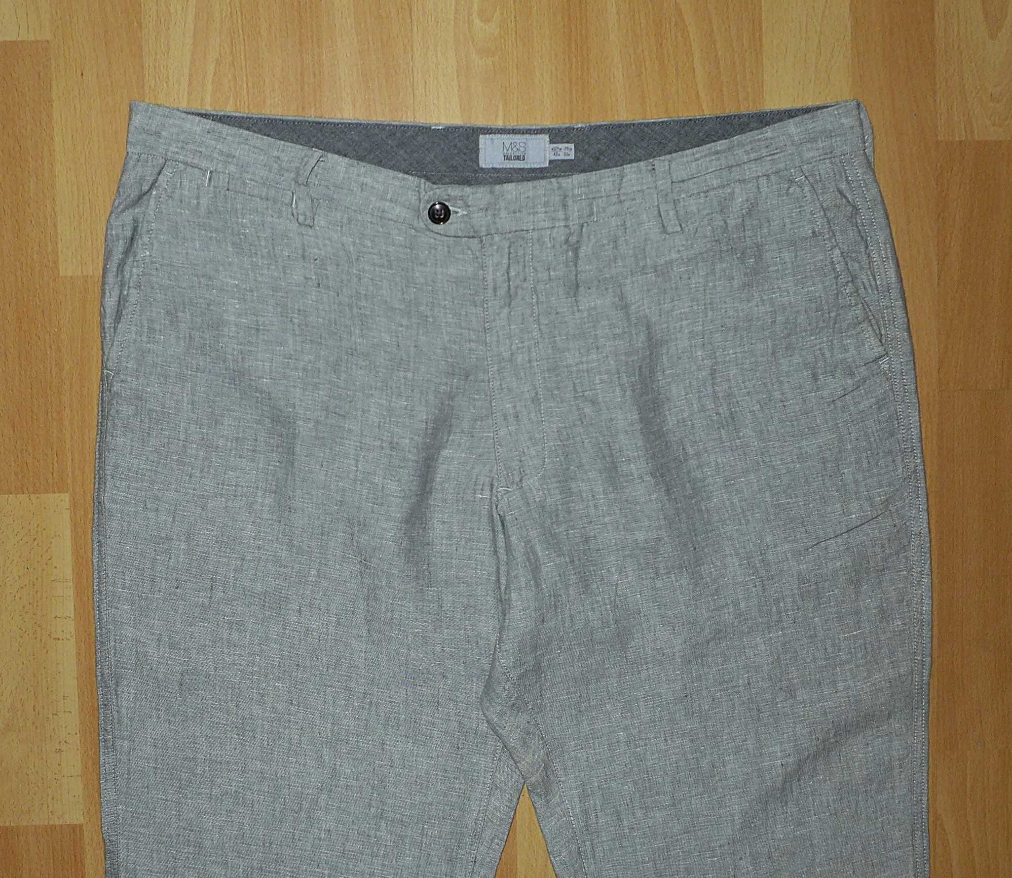 M&S - Lniane spodnie XL/XXL