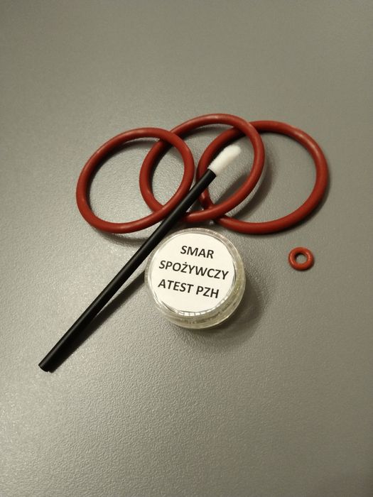 Zestaw uszczelek ze smarem zaparzacza ekspres Tchibo/Beko/Grundig/Smeg