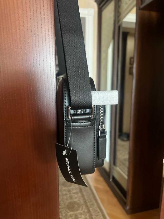 Сумка мужская через плечо Michael Kors натуральная кожа