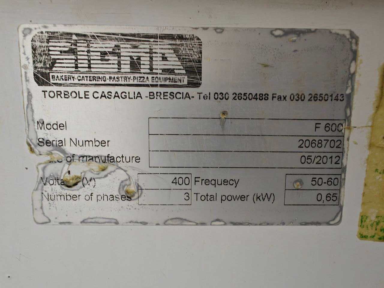 Тістоформовка Sigma F600