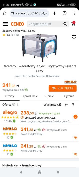 Caretero kojec turystyczny