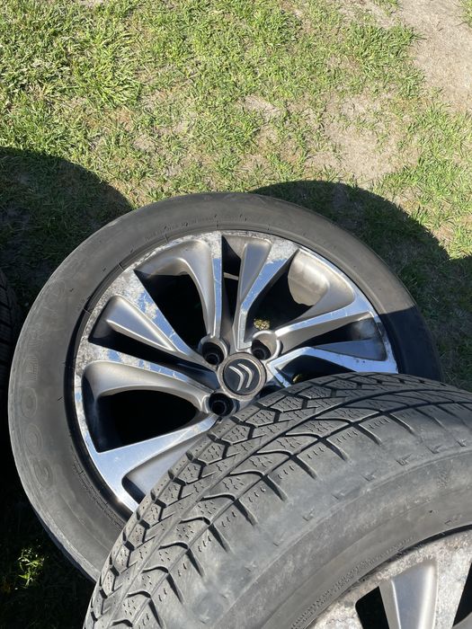 Felgi 17 4x108 + opony zimowe 215x55 17