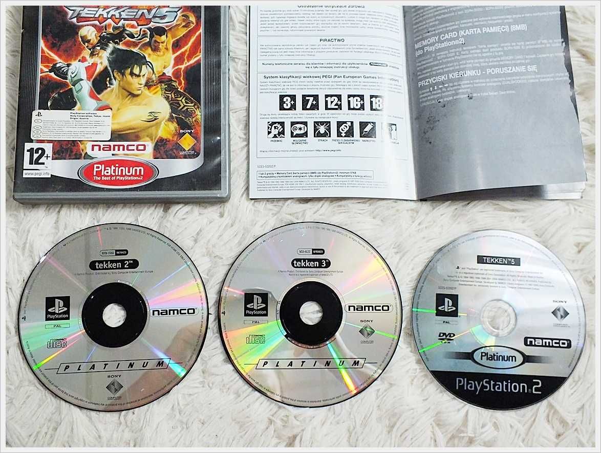 Gra PlayStation 2 Tekken część: 2 , 3 i 5