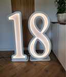 Cyfry Led ,,18,, - dekoracja na urodziny, osiemnastkę, roczek