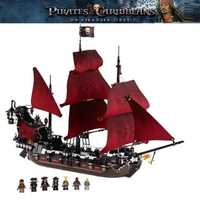 Set / Kit Piratas das Caraíbas- Barco Queen Anne (compatível lego)