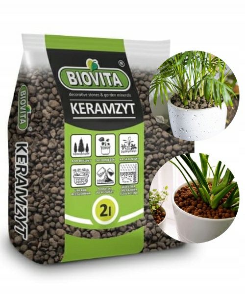 Ziemia do palm, juk i dracen BIOVITA 20L + keramzyt ogrodowy 2L