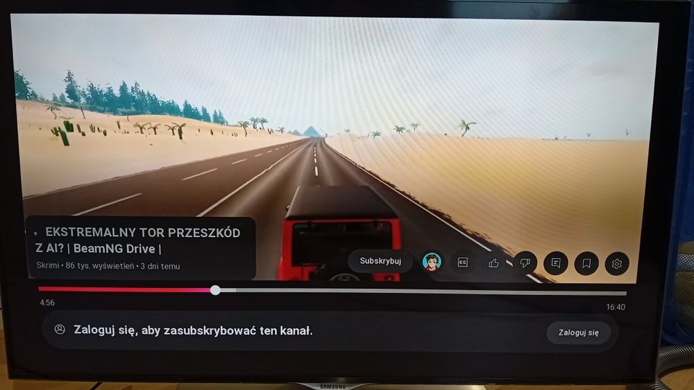 Tv samsung 40" cali smart