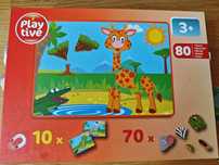 Puzzle magnetyczne zwierzęta Play tive