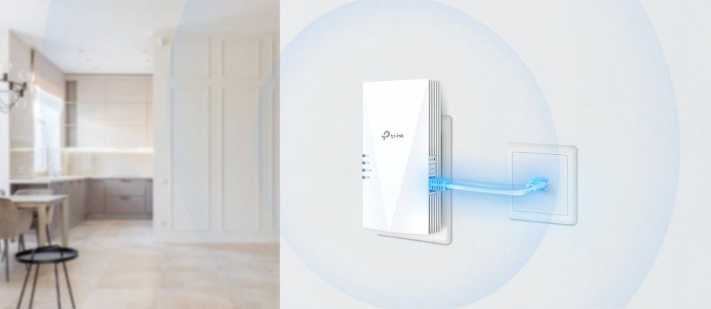 Ретранслятор Репітер повторювач TP-LINK RE600X WiFi6 / AX1800 / 1Гбіт