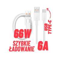 Kabel USB-USB typ C 6A 66W super ładowanie Huawei 1m | Bestseller!