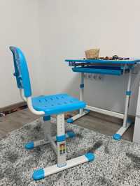 Комплект парта і стілець- трансформери Fun Desk Piccolino blue