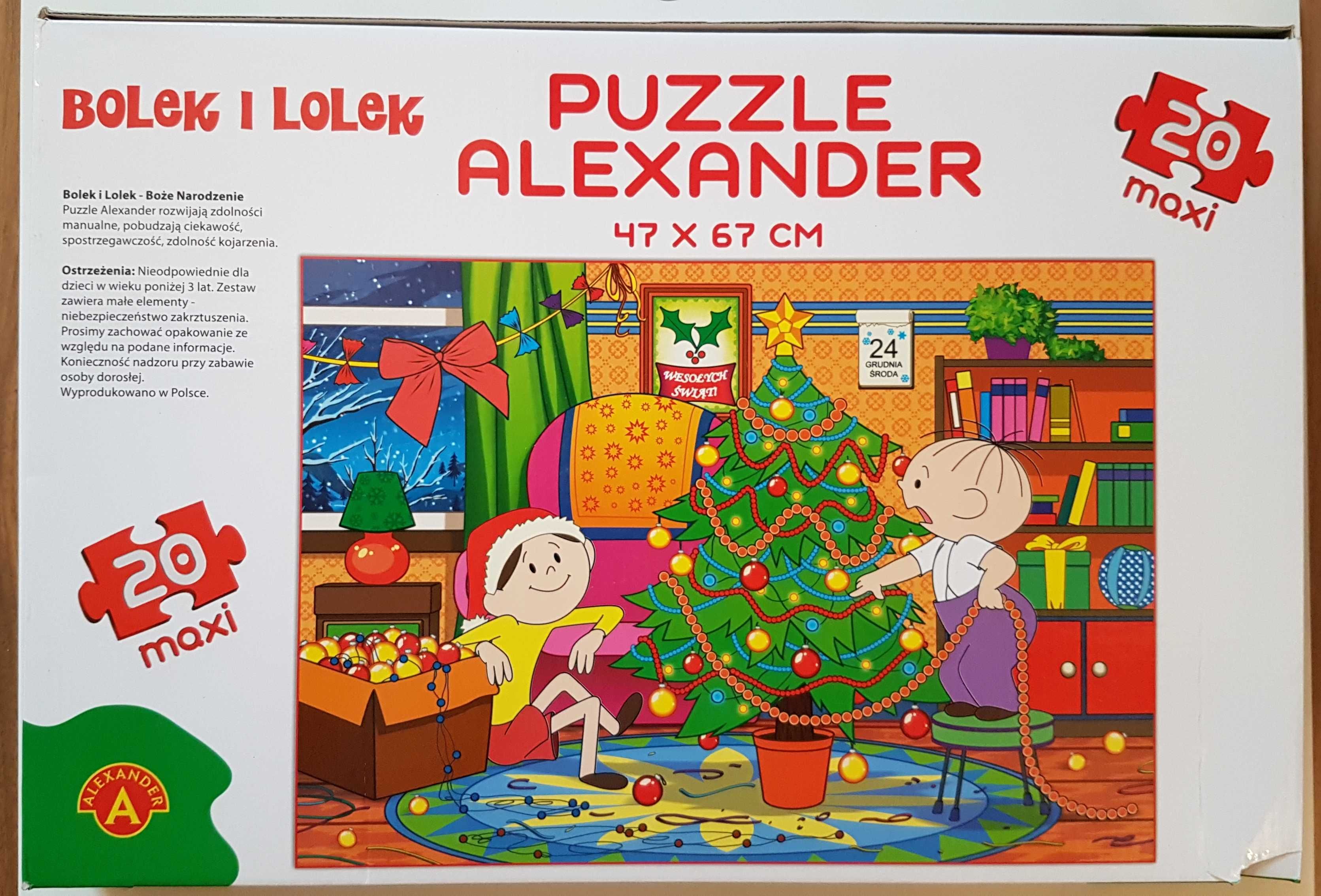 Puzzle MAXI Bolek i Lolek jak nowe