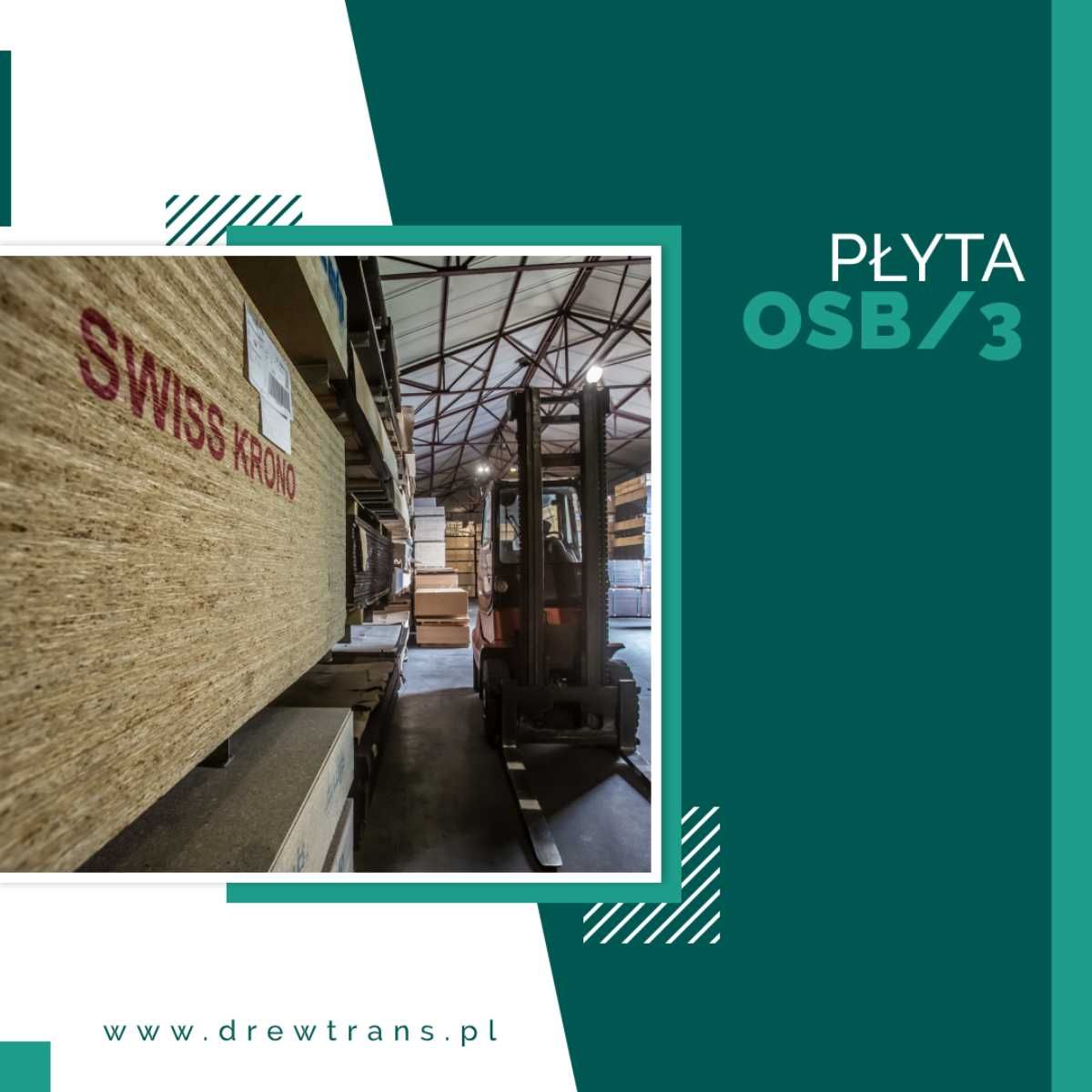 Płyty OSB 15mm - płyty wiórowe SWISS KRONO OSB/3 - Hurt i detal