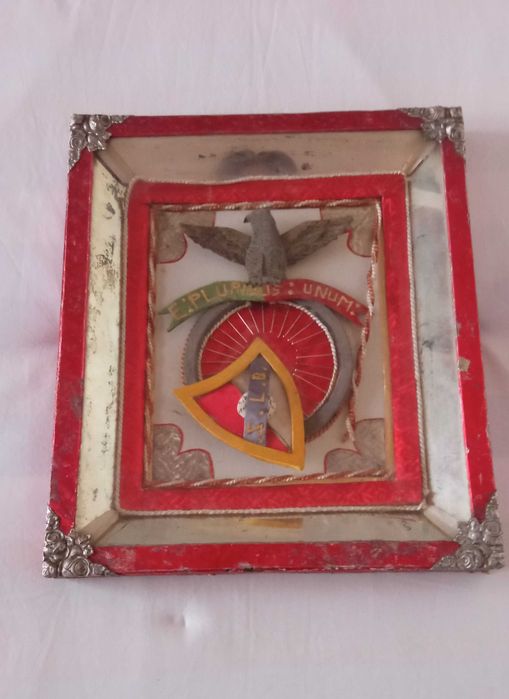 Benfica símbolo artesanal (emoldurado)