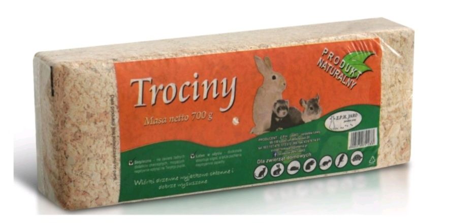 Trociny dla gryzoni 700g