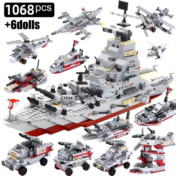 Lego  statek łódź wojskowa Model samolotu