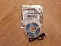 Taśma LED 5 metrów USB 5V barwa biała ciepła
