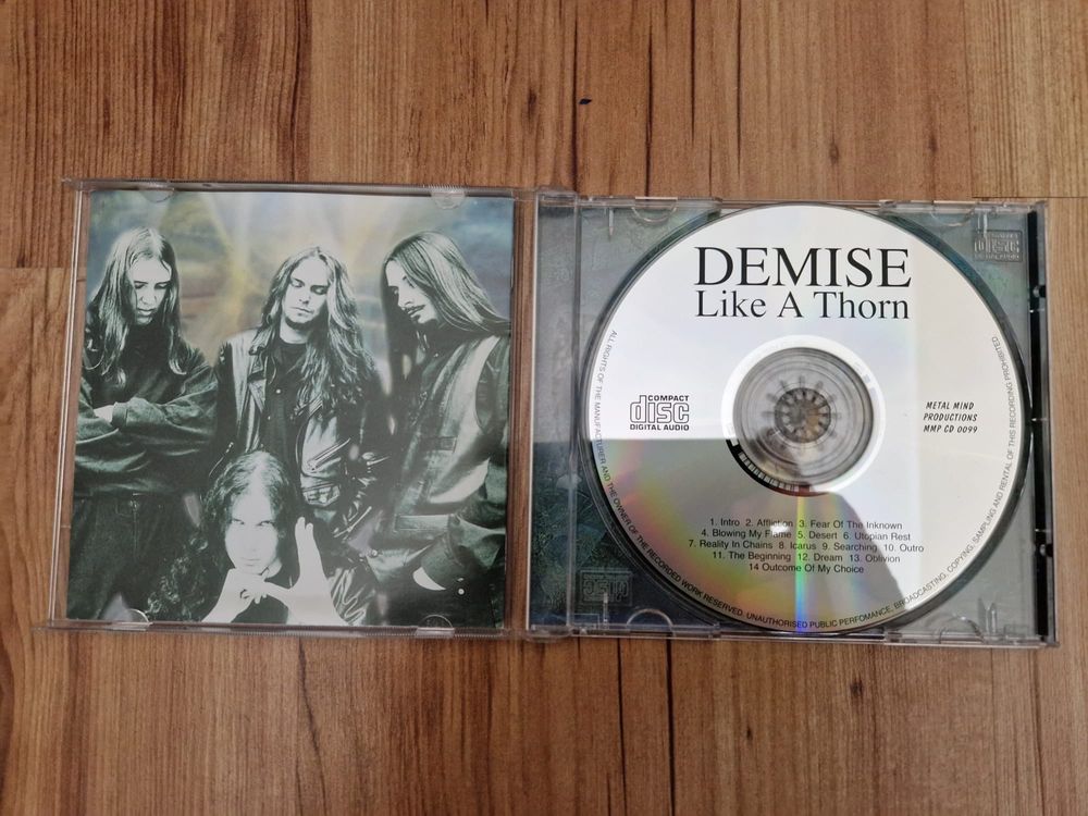 Płyta CD zespołu Demise like a Thorn