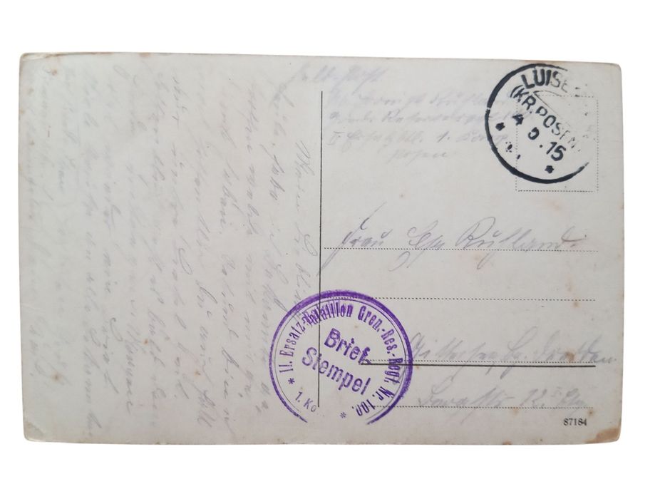 Pocztówka Poznań Zamek 1915 rok