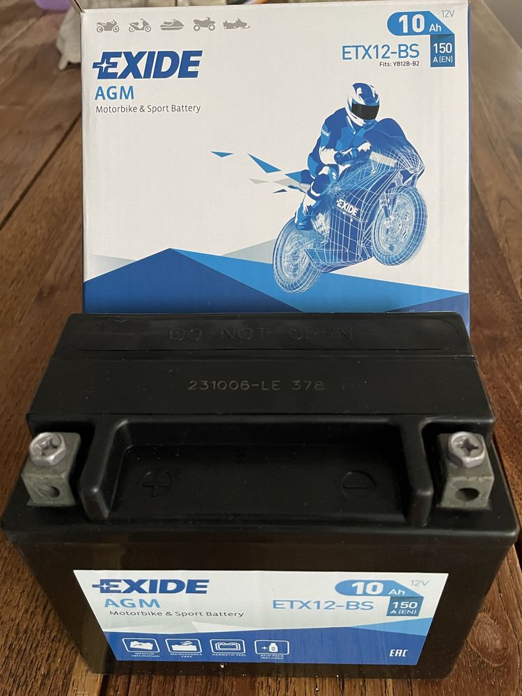 Akumulator motocyklowy EXIDE AGM ETX12-BS 10Ah