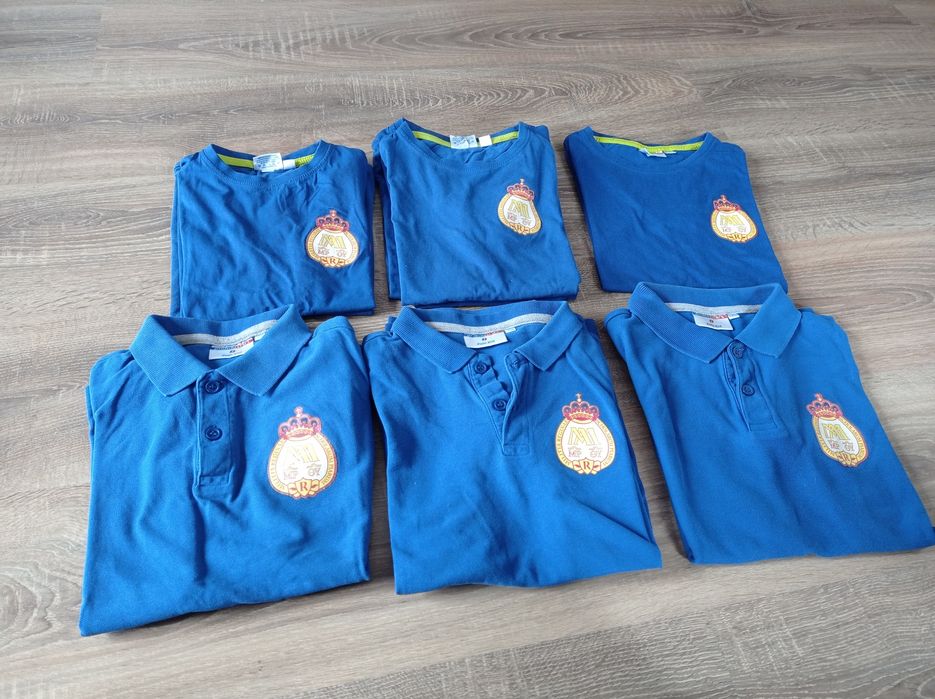 Koszulki T-shirt i polo 122-144 zestaw 11 sztuk