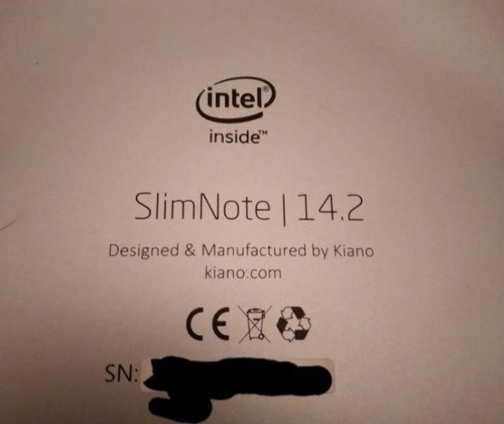 !!OKAZJA!! Laptop kiano SLIM Note slimnote 14.2 Silver + akcesoria